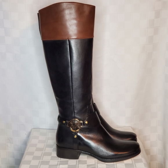 NWT'S  Michael Kors Fulton Harness Boots - Picture 1 of 12